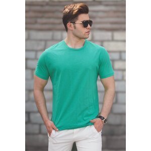 Madmext Men's Basic Green T-Shirt 5268