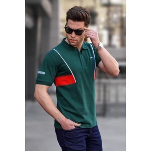 Madmext Green Polo Men's T-Shirt 5243