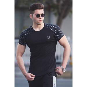 Madmext Basic Black T-Shirt 3011