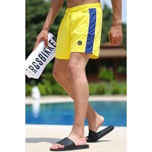Madmext Men's Yellow Shorts 4267