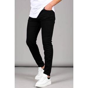 Madmext Black Lycra Skinny Fit Men's Jean Trousers 6302