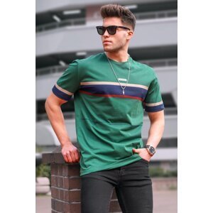Madmext Men's Green T-Shirt 5372