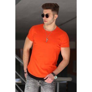Madmext Men's Basic Orange T-Shirt 4465