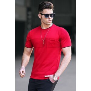 Madmext Men's Red T-Shirt 5089
