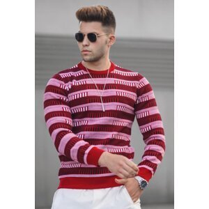 Madmext Men's Red Sweater 5189