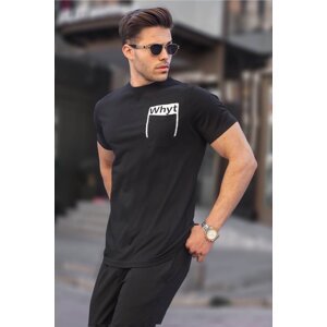 Madmext Men's Black T-Shirt 4959
