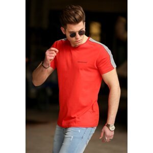 Madmext Men's Basic Red T-Shirt 4513