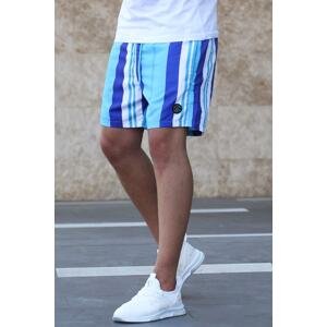 Madmext Turquoise Men's Marine Shorts 5071