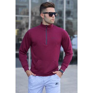 Madmext Claret Red Men's Sweatshirt 5300