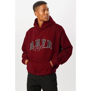 Madmext Claret Red Oversize Men's Sweatshirt 5344