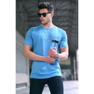 Madmext Blue T-Shirt 5804