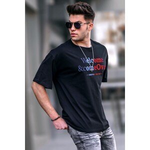 Madmext Men's Black T-Shirt 4960