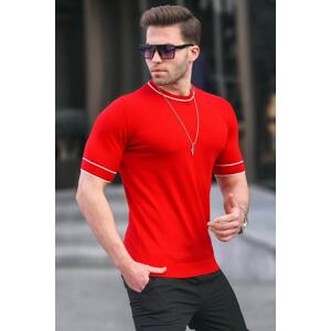 Madmext Men's Red Knitwear T-Shirt 5080