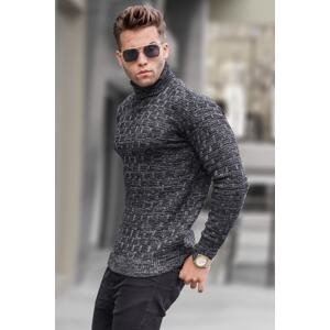 Madmext Black Turtleneck Knitwear Sweater 5758