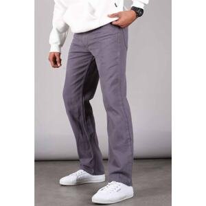 Madmext Dyed Gray Straight Fit Men's Jean Trousers 6312