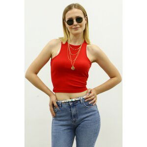 Madmext Mad Girls Red Crop Top MG361