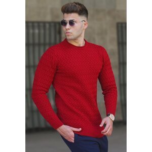 Madmext Men's Red Sweater 5174