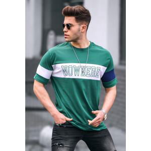 Madmext Green Printed Regular T-Shirt 5850