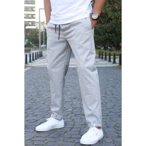 Madmext Gray Basic Jogger Trousers 5486