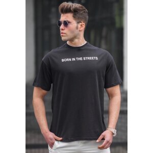 Madmext Black Men's T-Shirt 5219