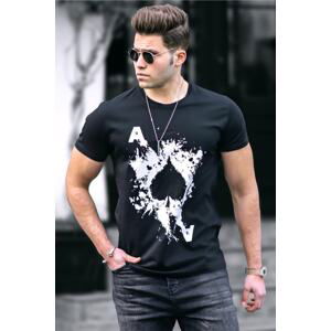 Madmext Men's Black T-Shirt 5061