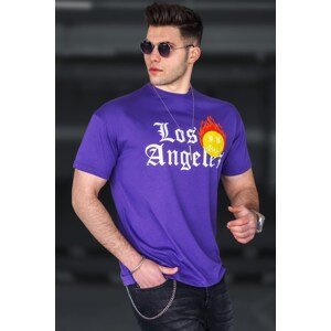 Madmext Men's Purple T-Shirt 4991