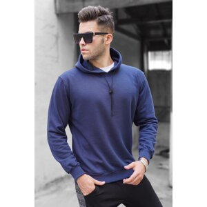 Madmext Navy Blue Men's Sweatshirt 5334