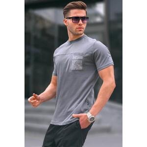 Madmext Smoky Regular Fit Men's Patch Pocket T-Shirt 6102