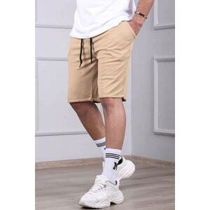 Madmext Beige Capri Shorts 5410