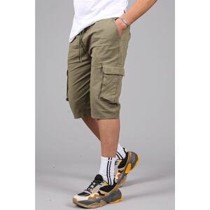Madmext Mint Green Cargo Pocket Capri Men's Trousers 6331