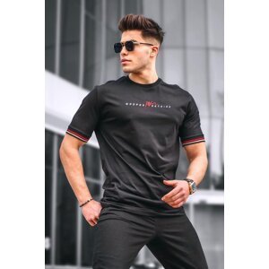 Madmext Men's Black Basic T-Shirt