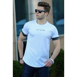 Madmext Men's White T-Shirt 4451