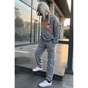 Madmext Mad Girls Gray Tracksuit Mg944