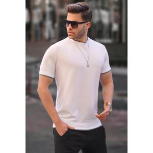 Madmext Men's White T-Shirt 5815