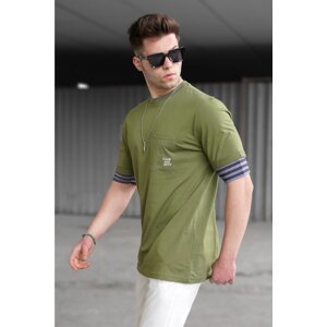 Madmext Men's Khaki T-Shirt 5806