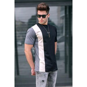 Madmext Striped Black T-shirt 5370