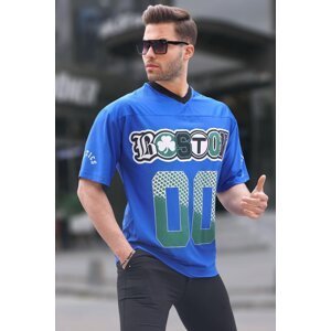 Madmext Sax Men's Printed Oversize T-Shirt 6130