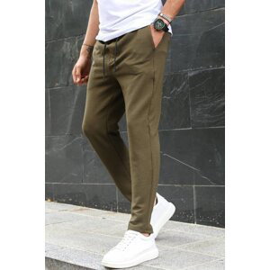 Madmext Khaki Basic Jogger Trousers 5465
