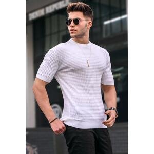 Madmext Men's White T-Shirt 5685