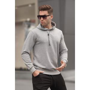 Madmext Gray Men's Sweatshirt 5334