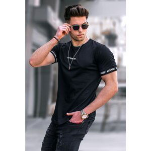 Madmext Men's Black T-Shirt 4461