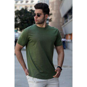 Madmext Men's Khaki T-Shirt 4951