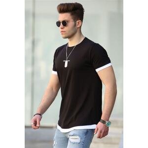 Madmext Men's Basic Black T-Shirt 4459