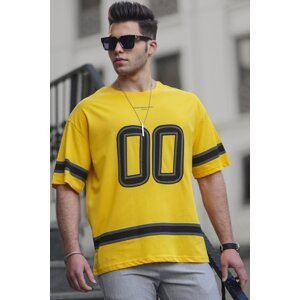 Madmext Men's Yellow T-Shirt 4974