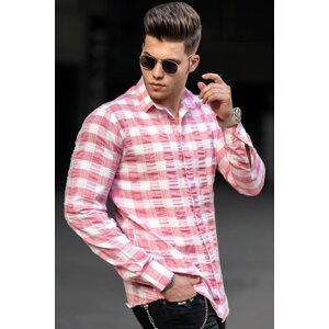 Madmext Men's Pink Shirt 4941