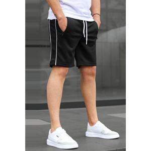 Madmext Black Basic Men's Shorts 5489