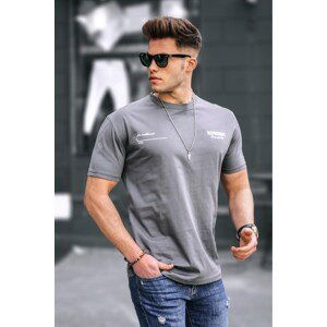 Madmext Men's Printed Smoky T-Shirt 5805