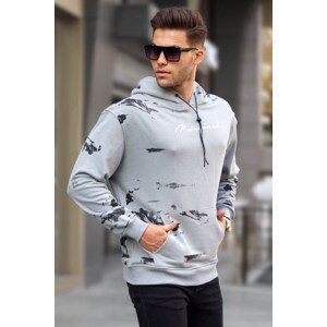 Madmext Gray Dyed Men's Sweatshirt 5291