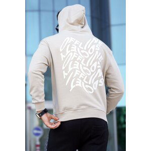 Madmext Beige Men's Sweatshirt 5314