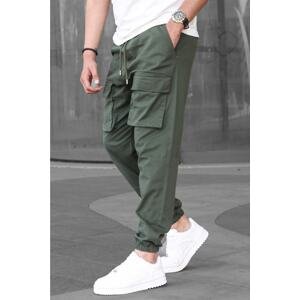 Madmext Khaki Cargo Pocket Men's Jogger Pants 6812